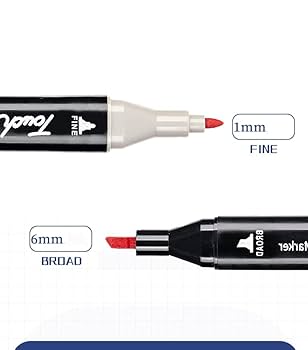 Amazon.co.jp: LIANGSHUAI マーカーペンカラーペン 168色